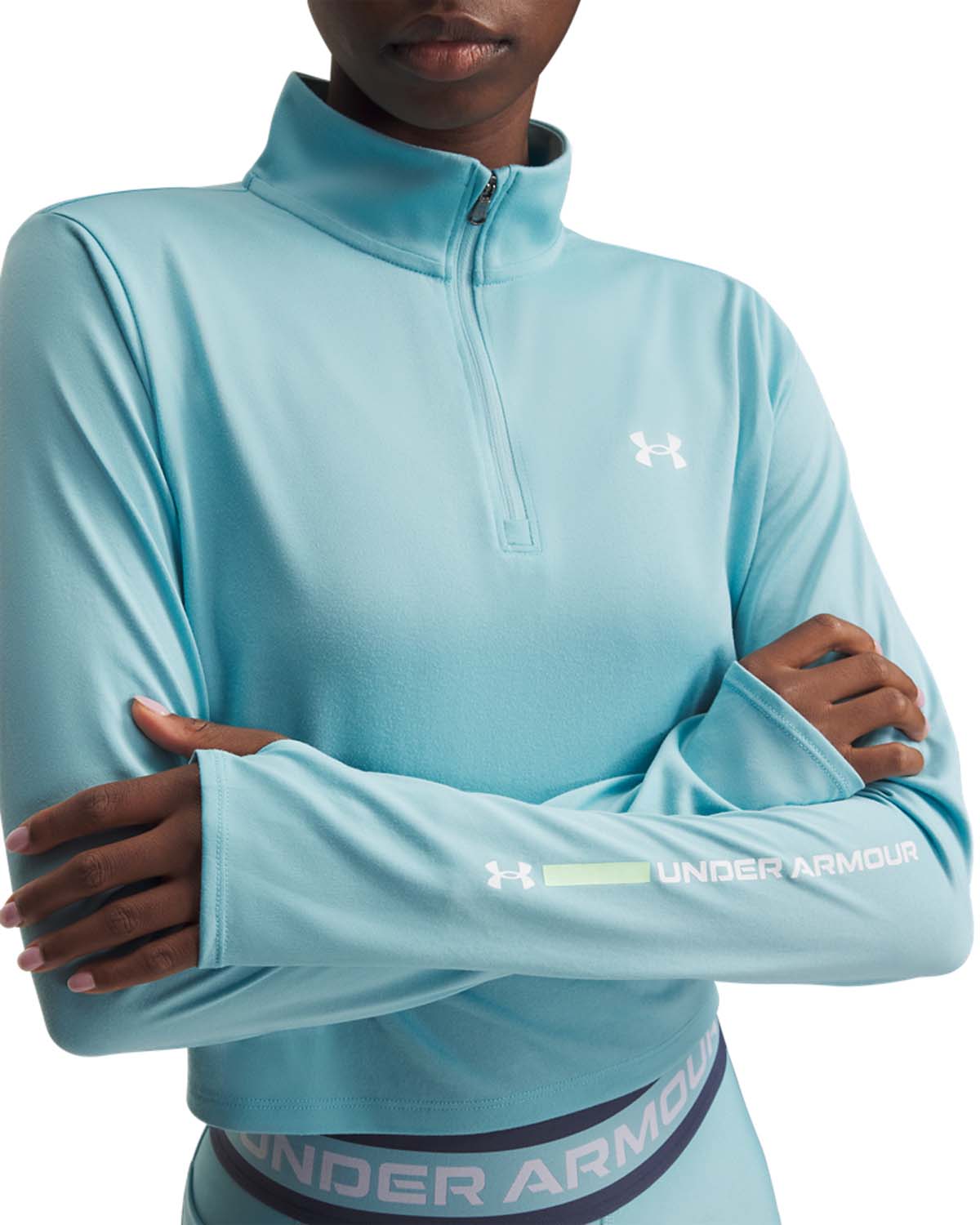 Bluza Dama TECH BRANDED 1/2 ZIP Under Armour | Under Armour Romania