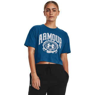 Tricou Dama COLLEGIATE CREST CROP SS Under Armour