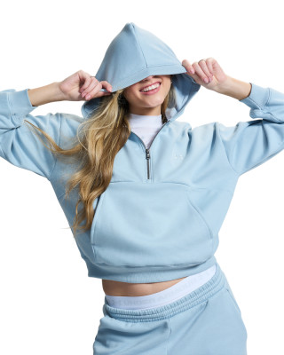 Hanorac Dama ICON FLEECE Half Zip HOODIE Under Armour 
