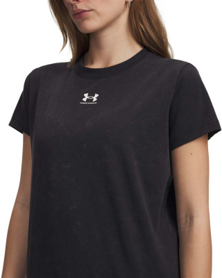 Tricou Dama RIVAL COTTON WASH Short Sleeve Under Armour 