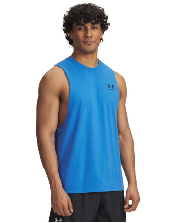 Maiou Barbati  LEFT CHEST CUT OFF TANK Under Armour 