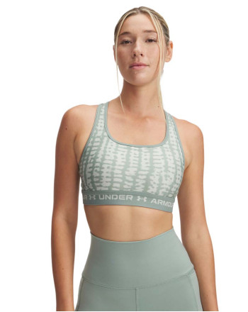 Bustiera Dama CROSSBACK MID PRINT Under Armour 