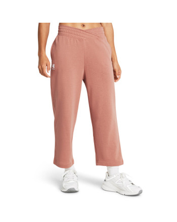 Pantaloni Dama RIVAL TERRY CROP WIDE LEG Under Armour 