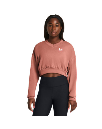Bluza Dama RIVAL TERRY OS CROP CRW Under Armour 