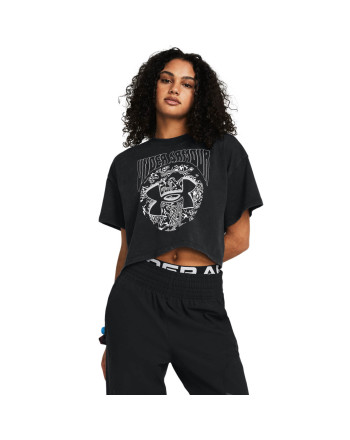 Tricou Dama HW DUSK TO DAWN CROP SS Under Armour 