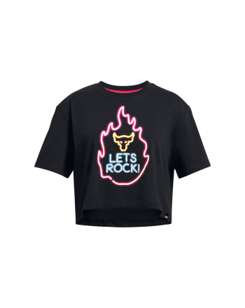 Tricou Fete PROJECT ROCK CAMPUS CROP T Under Armour 