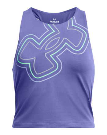 Maiou Fete MOTION BRANDED CROP TANK Under Armour 