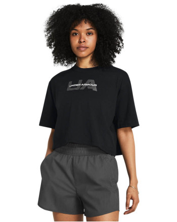 Tricou Dama BOXY CROP BRANDED SS Under Armour 