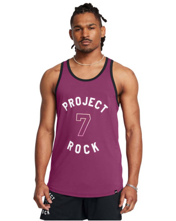 Maiou Barbati PROJECT ROCK MESH TANK BOH Under Armour 