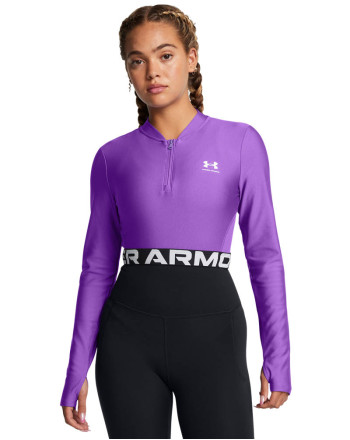 Bluza Dama HEATGEAR RIB 1/4 ZIP LS Under Armour 