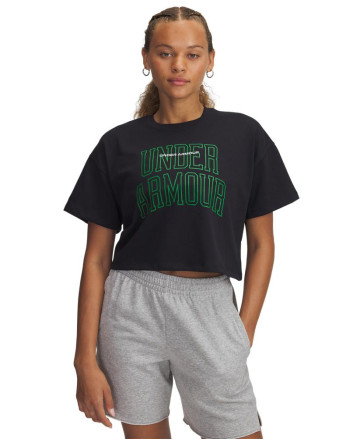 Tricou Dama VARSITY MIX HW SS CROP Under Armour 