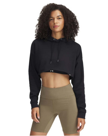Hanorac Dama ICON TERRY CROP HOODIE Under Armour 