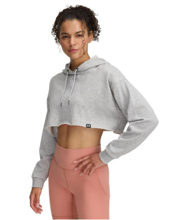 Hanorac Dama ICON TERRY CROP HOODIE Under Armour 