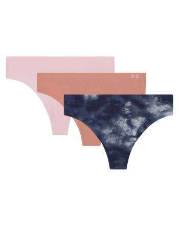 Lenjerie intima Dama PURE STRETCH NO SHOW THONG -PRINT 3PK Under Armour 
