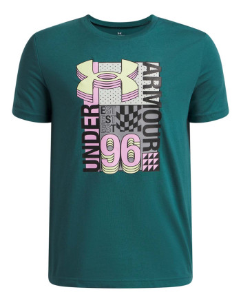 Tricou Baieti B LOGO WM COLLAGE SS Under Armour 