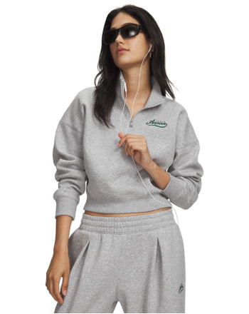 Bluza Dama RIVAL FLEECE VARSITY Half Zip Under Armour 