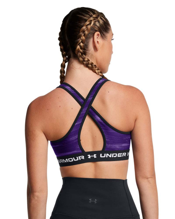 Bustiera Dama CROSSBACK MID PRINT Under Armour