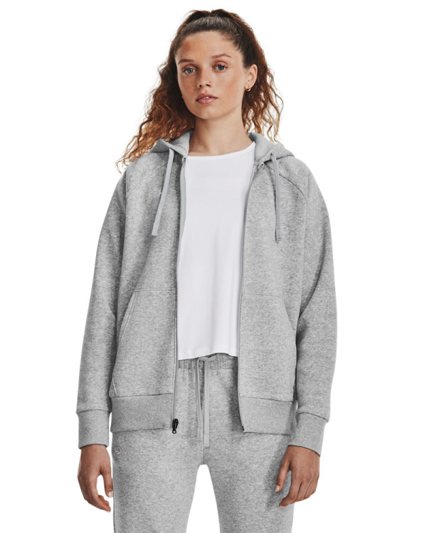 Hanorac Dama RIVAL FLEECE FZ HOODIE Under Armour 
