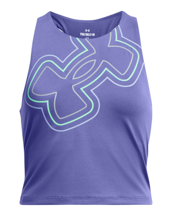 Maiou Fete MOTION BRANDED CROP TANK Under Armour 