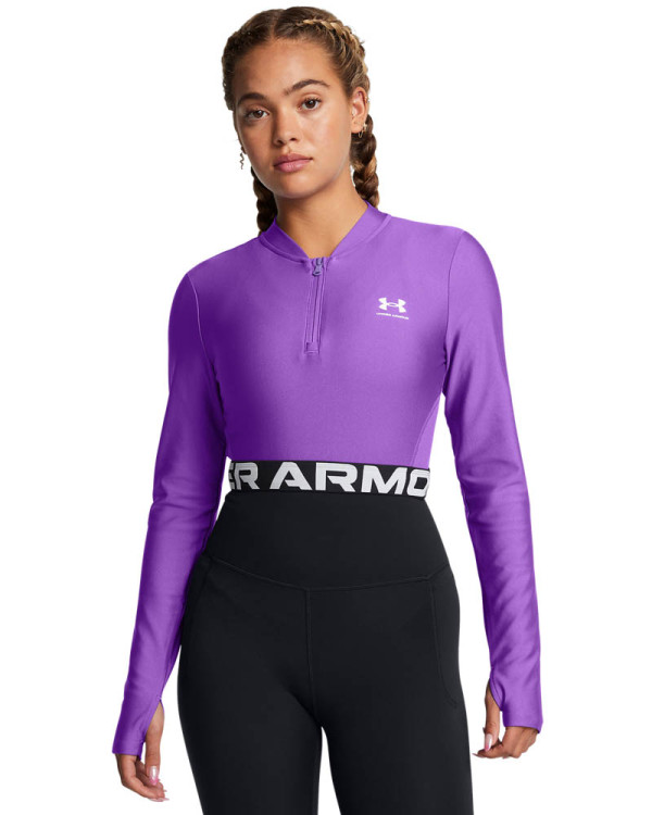 Bluza Dama HEATGEAR RIB 1/4 ZIP LS Under Armour 