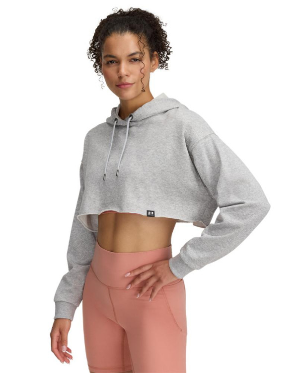 Hanorac Dama ICON TERRY CROP HOODIE Under Armour 