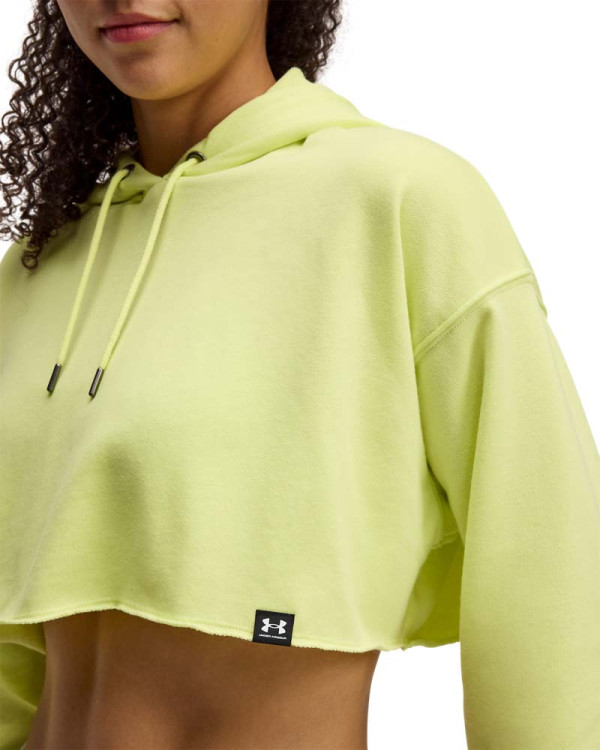 Hanorac Dama ICON TERRY CROP HOODIE Under Armour 