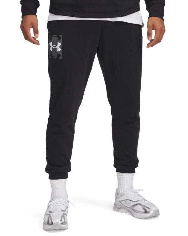 Pantaloni Barbati RIVAL TERRY LOGO JOGGER Under Armour 