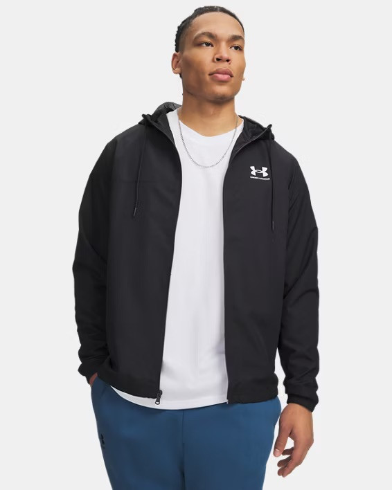 Jacheta Barbati RIVAL WOVEN WINDBREAKER Under Armour 