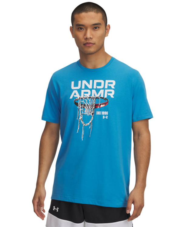 Tricou Barbati 60/40S HOOPS NET SS Under Armour 