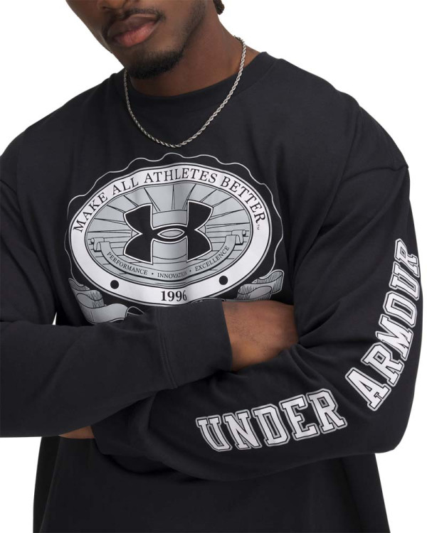 Bluza Barbati HWT CREST LOGO LS MFO Under Armour 