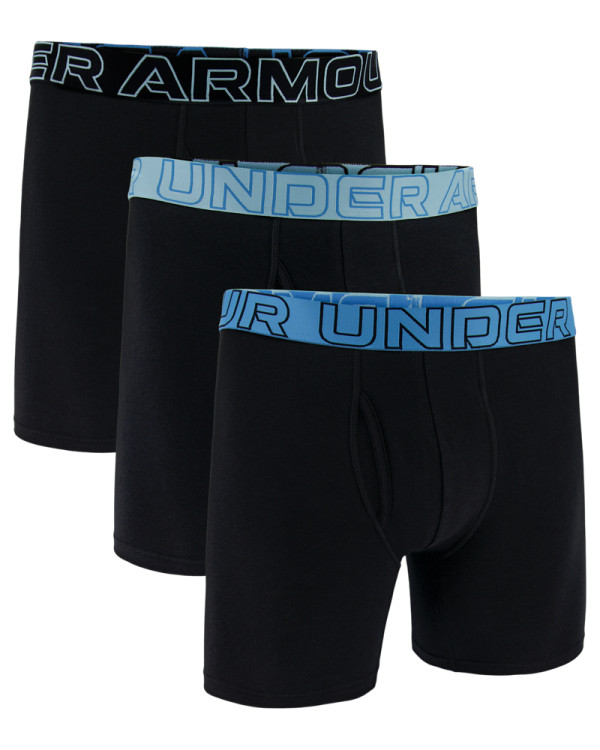 UA PERFORMANCE COTTON - SOLID 6 IN 3PK 