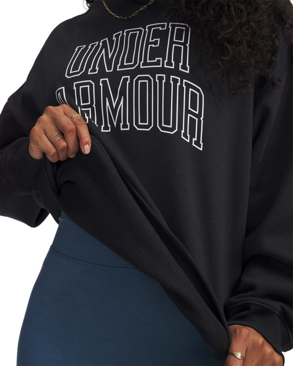 Bluza Dama RIVAL FLEECE OS VARSITY CREW Under Armour 