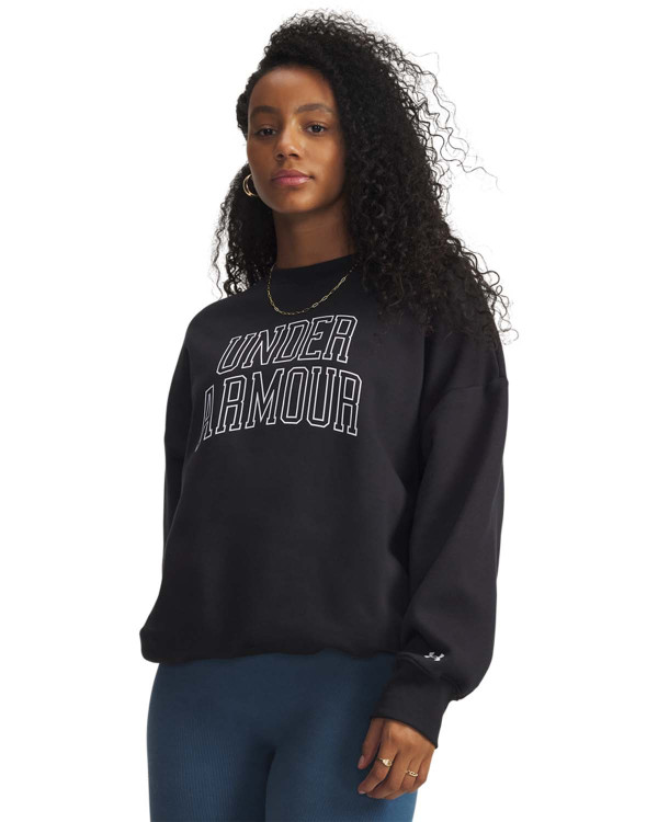 Bluza Dama RIVAL FLEECE OS VARSITY CREW Under Armour 