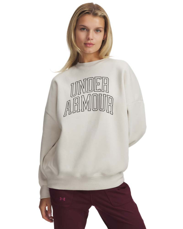 Bluza Dama RIVAL FLC OS VARSITY CREW Under Armour