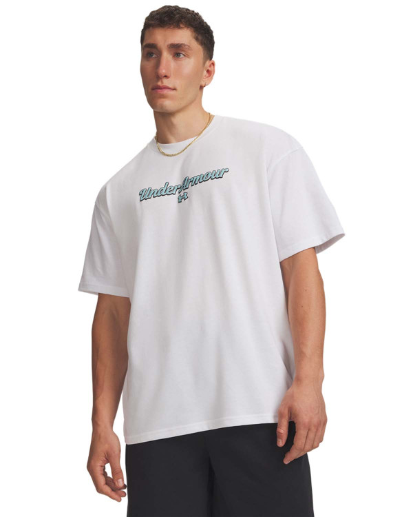 Tricou Barbati Heavyweight Wordmark SHORT SLEEVE Under Armour 