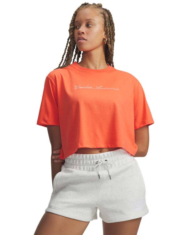 Tricou Dama CROP SHORT SLEEVE Under Armour 
