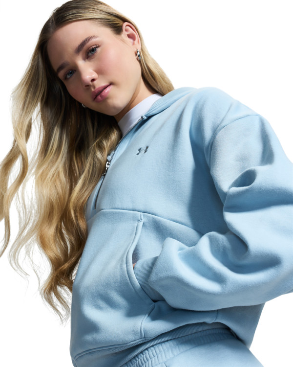 Hanorac Dama ICON FLEECE Half Zip HOODIE Under Armour 