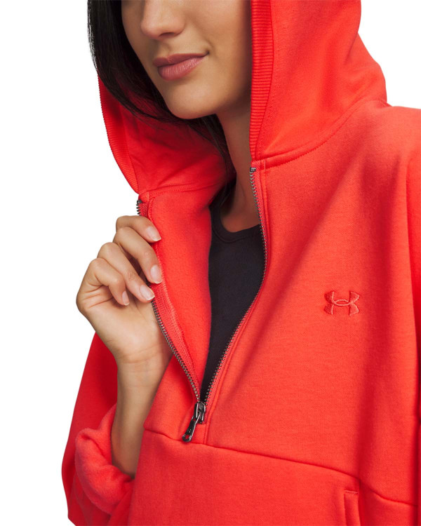 Hanorac Dama ICON FLEECE HALF ZIP HOODIE Under Armour 