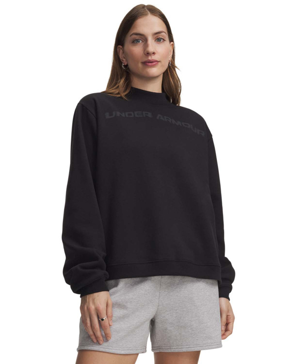Bluza Dama Icon Fleece Wordmark Mock Neck Under Armour 