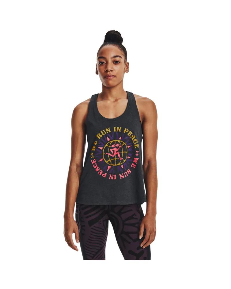 Maiou Dama RUN IN PEACE TANK Under Armour