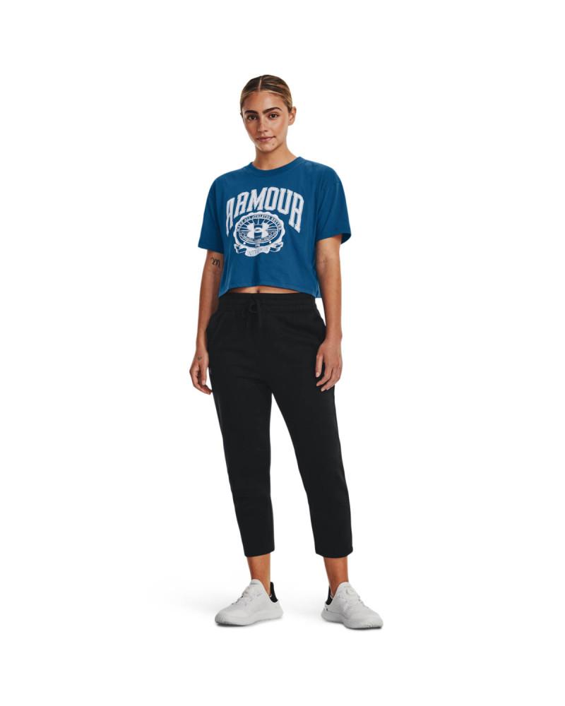 Tricou Dama COLLEGIATE CREST CROP SS Under Armour