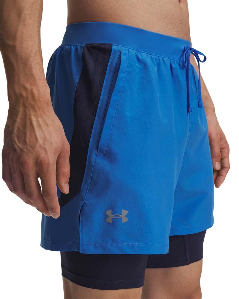 Pantaloni Scurti Barbati LAUNCH 5  2-IN-1 SHORTS Under Armour 