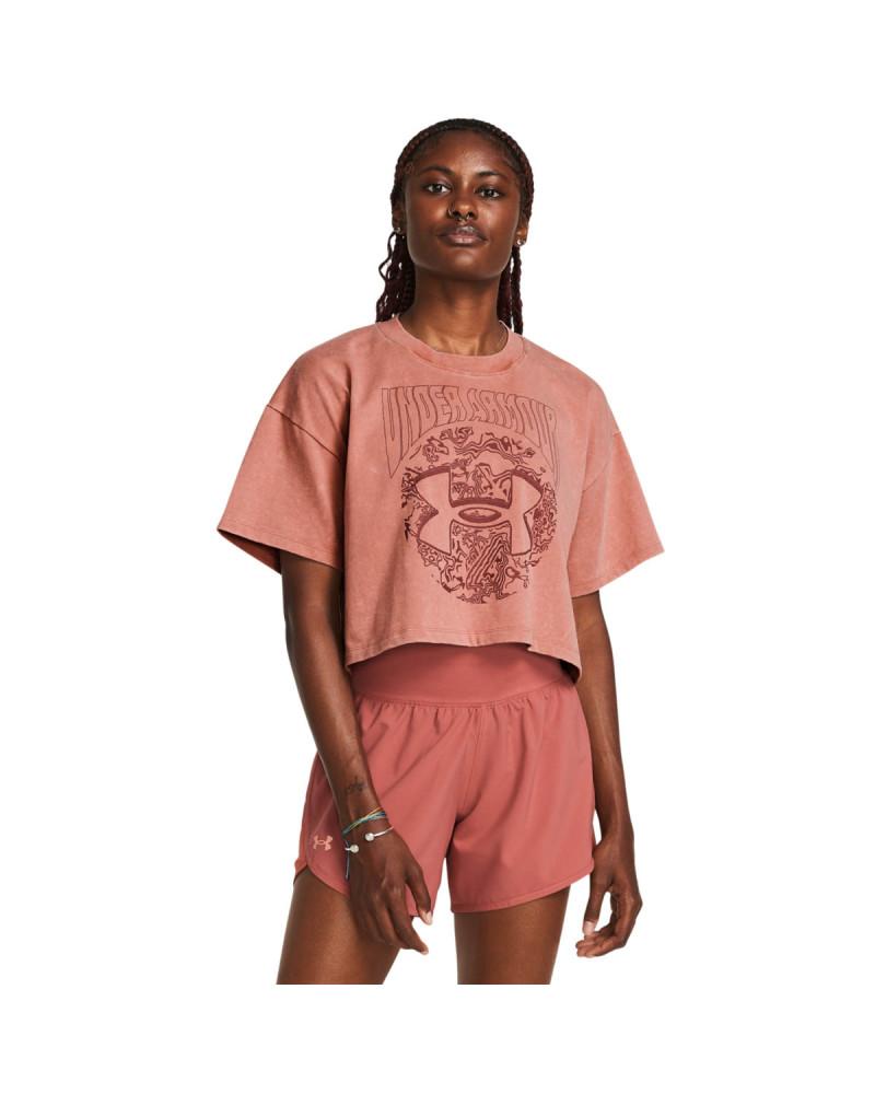 Tricou Dama HW DUSK TO DAWN CROP SS Under Armour