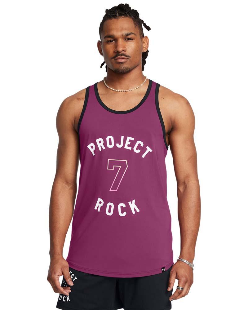 Maiou Barbati PROJECT ROCK MESH TANK BOH Under Armour 