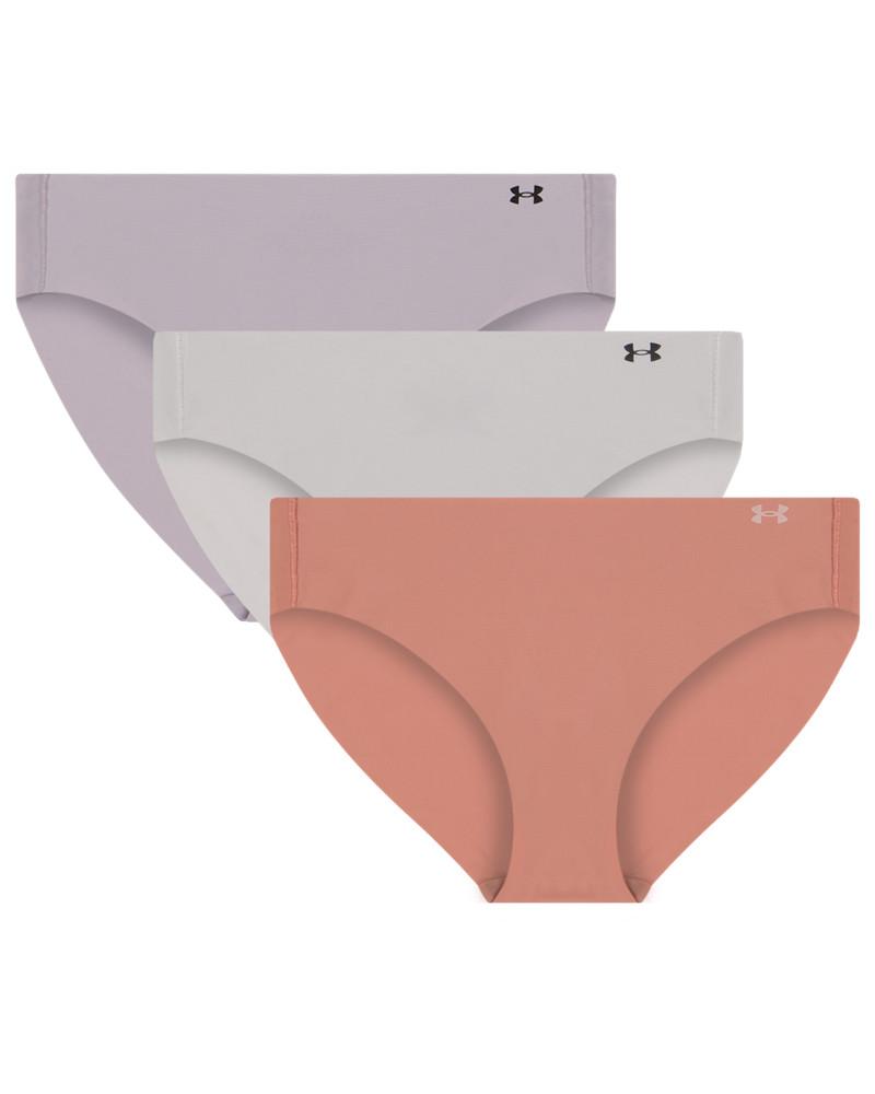 Lenjerie intima Dama PURE STRETCH NO SHOW BIKINI-SOLID 3 PACK Under Armour 