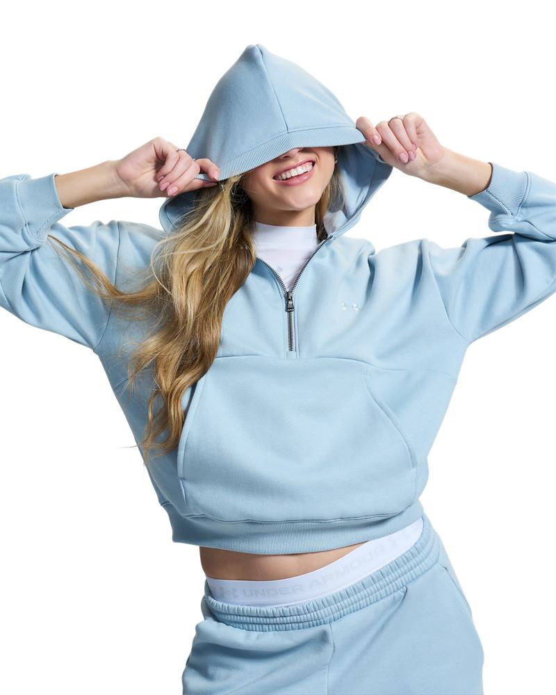 Hanorac Dama ICON FLEECE Half Zip HOODIE Under Armour 