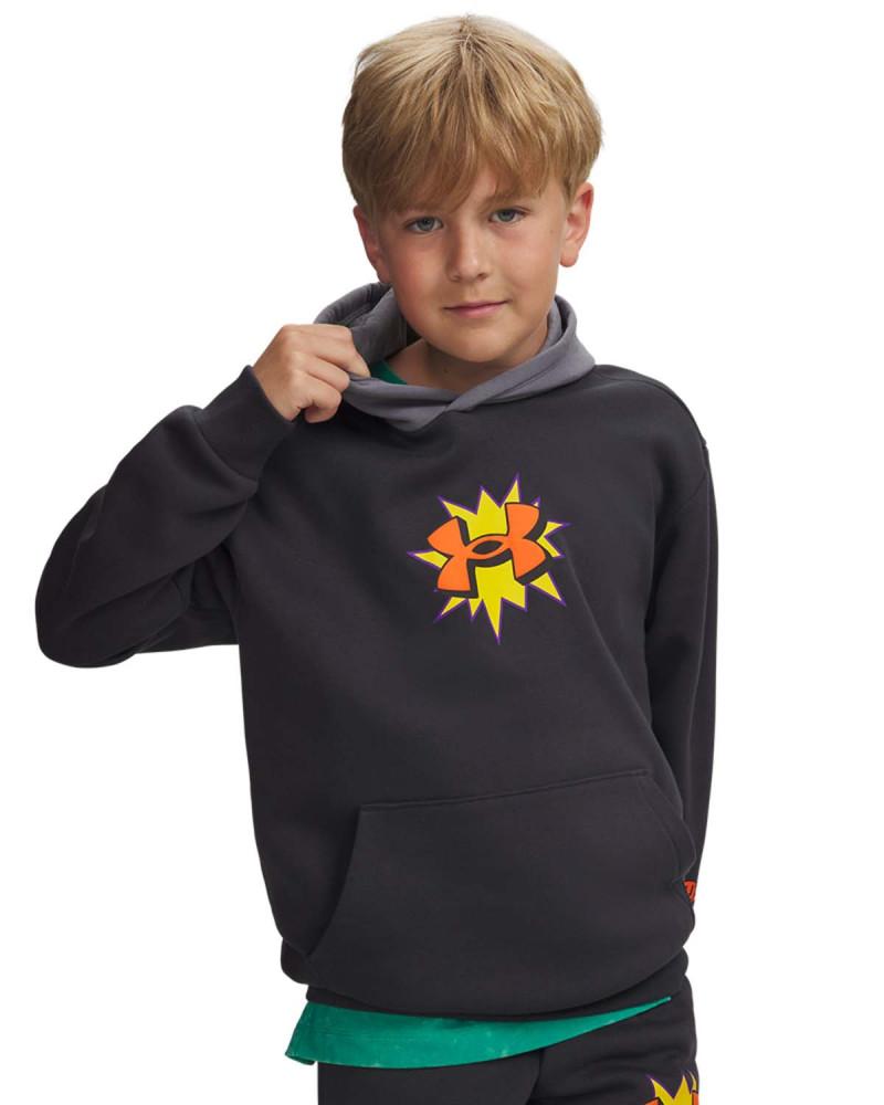 Hanorac Baieti RIVAL FLEECE GRAPHICS HOODIE Under Armour 