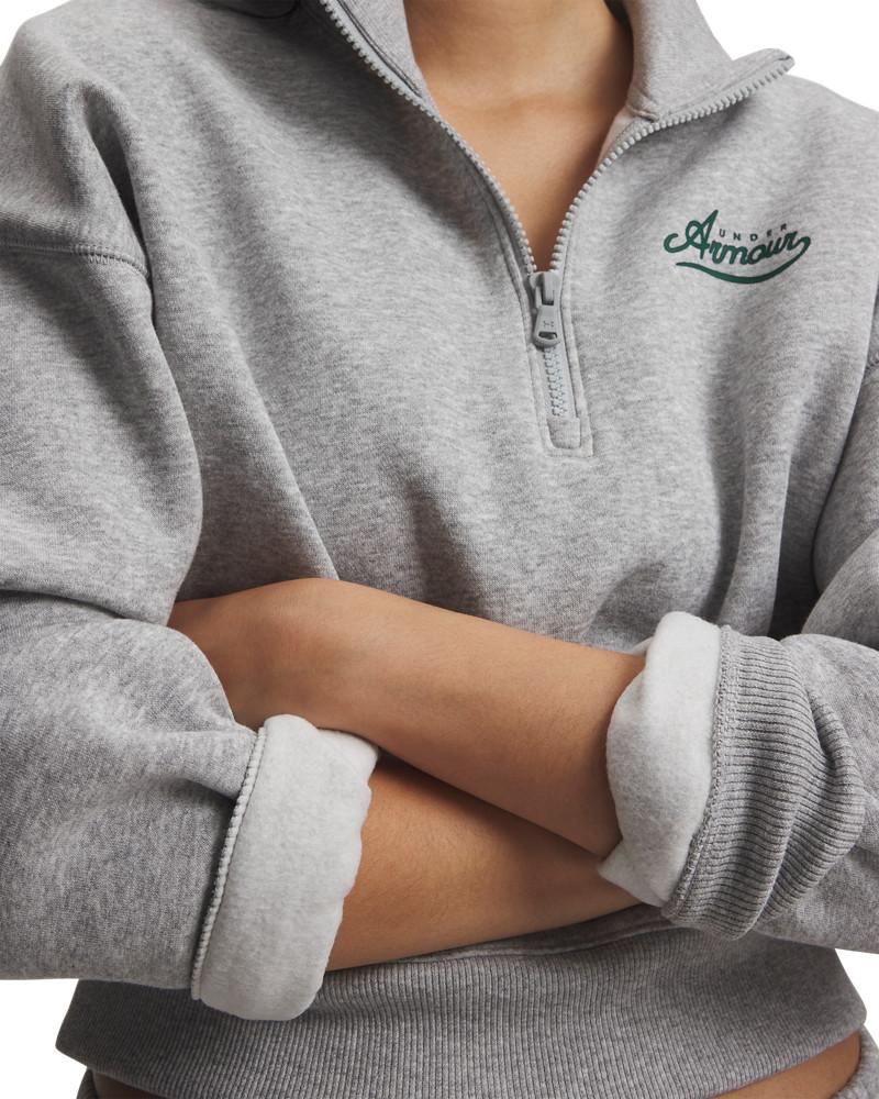 Bluza Dama RIVAL FLEECE VARSITY Half Zip Under Armour 